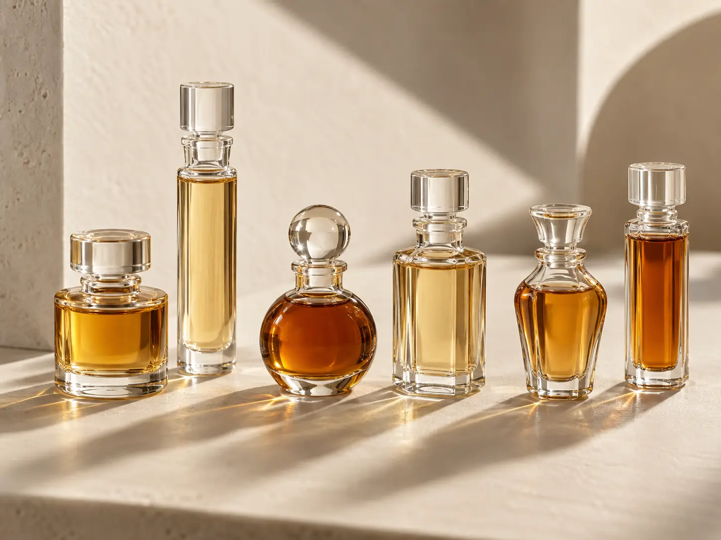 Seleção de decants em diferentes tamanhos